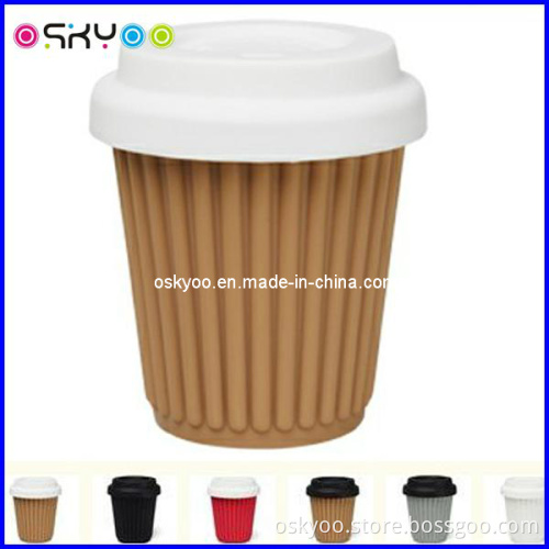 Non-Disposable Silicone Coffee Mug (SCM008)
